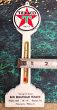 VTG 1950s Texaco Marathon Oil Indoor Outdoor Thermometer Collectible Memorabilia