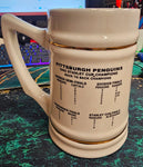 VTG 1992 Pittsburgh Penguins Stanley Cup Championship Ceramic Ornate Mug/Stein