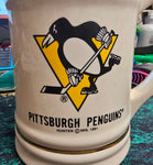 VTG 1992 Pittsburgh Penguins Stanley Cup Championship Ceramic Ornate Mug/Stein