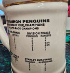 VTG 1992 Pittsburgh Penguins Stanley Cup Championship Ceramic Ornate Mug/Stein