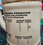 VTG 1992 Pittsburgh Penguins Stanley Cup Championship Ceramic Ornate Mug/Stein