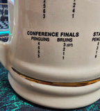 VTG 1992 Pittsburgh Penguins Stanley Cup Championship Ceramic Ornate Mug/Stein