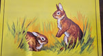 VTG 1950s Pennsylvania Game Commission "Rabbit Farm" Poster Hunting Collectibles
