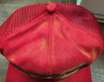 Youngblood Construction Mesh Trucker Cap Red W White Patch Logo Snapback M/L