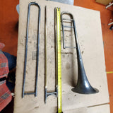 VTG Brass King H. N. White Trombone Antique Serial # 69489 Lion Head Instrument