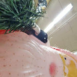 Fiber Optics Santa Clause Christmas Tree Blow Mold Yard Garden Holiday Decor