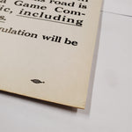 VTG Original April 1950 Pennsylvania Game Commission Closed To All Vehicles Sign