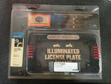 OEM Harley Black Chrome Led License Plate Holder NOS FXD Dyna Sportster 59478-04