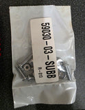 OEM Harley Black Chrome Led License Plate Holder NOS FXD Dyna Sportster 59478-04