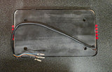 OEM Harley Black Chrome Led License Plate Holder NOS FXD Dyna Sportster 59478-04