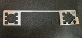 OEM Harley Davidson Aluminum Skull Radio Face Plate NOS Touring FLHR 77142-06