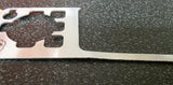 OEM Harley Davidson Aluminum Skull Radio Face Plate NOS Touring FLHR 77142-06