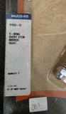 OEM Harley Davidson V-Wing Short Stem Right Mirror NOS Softail Touring 91934-97