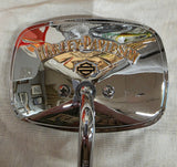 OEM Harley Davidson V-Wing Short Stem Right Mirror NOS Softail Touring 91934-97