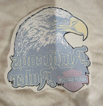 NOS Harley Davidson Righteous Ruler Eagle Medium Vinyl Decal Sticker Emblem