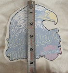 NOS Harley Davidson Righteous Ruler Eagle Medium Vinyl Decal Sticker Emblem
