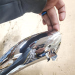 2 Into 1 Chrome Exhaust Lake 6 Speed 45 Degree Offset Harley Glide Bagger Tourin
