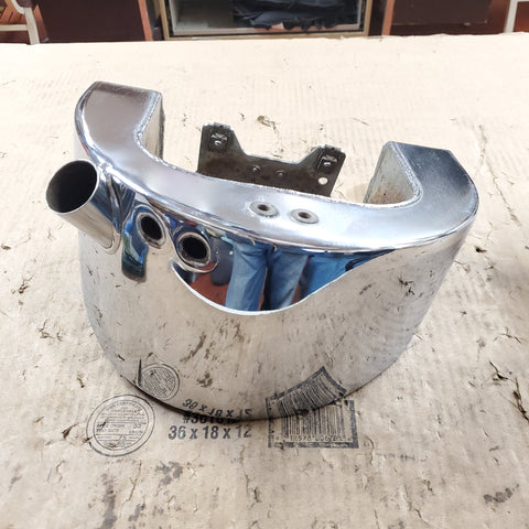 Stock Oil Tank Harley Softail Heritage Fatboy Chrome FXST FLST OEM Factory 2000^