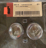 OEM Harley Davidson Fluted Rear Axle Nut Covers NOS Dyna Wide Glide FXR 44573-04