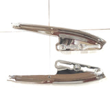OEM Chrome Windshield Brackets Mounts Harley FLH Heritage Softail FLST Fatboy