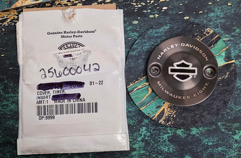 OEM Harley Davidson Milwaukee-Eight Gloss Black Timer Cover Road King 25600042