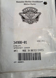 OEM Genuine Harley Davidson Sprocket Emblem Cover Decal NOS VROD VRSCA 34988-01