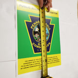VTG PA Game Commission Public Access Cooperator Sign Poster Mancave Hunting Deco