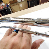 Harley Chrome Nostalgic Saddlebag Guard Rails 2009^ FLHRC Road King Cla 91179-10