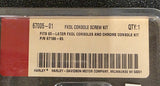 OEM Genuine Harley Davidson Chrome Console Screw Kit NOS Dyna Low Rider 67005-01