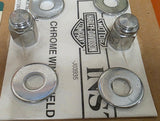 OEM Harley Davidson Chrome Windshield Docking Hardware NOS Road King 57280-06