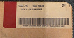 OEM Harley Davidson Chrome Billet Transmission Emblem NOS Dyna FXR 14484-95