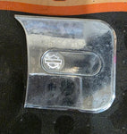 OEM Harley Davidson Chrome Billet Transmission Emblem NOS Dyna FXR 14484-95