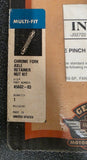 OEM Harley Davidson Chrome Fork Axle Retainer Nut Hardware Kit NOS Dyna 45802-03
