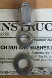 OEM Harley Davidson Chrome Fork Axle Retainer Nut Hardware Kit NOS Dyna 45802-03