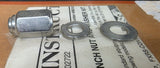OEM Harley Davidson Chrome Fork Axle Retainer Nut Hardware Kit NOS Dyna 45802-03