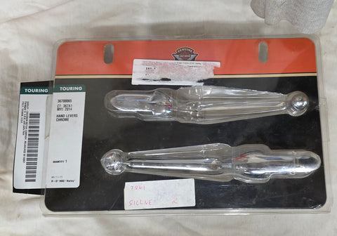 OEM Harley Davidson Chrome Hand Control Brake Clutch Levers Touring FLH 36700065