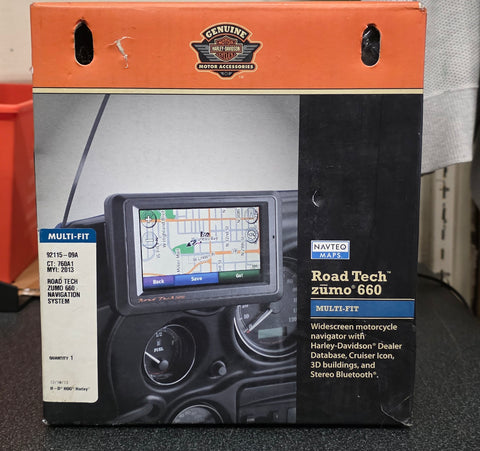 OEM Harley Davidson Road Tech Zumo 660 Garmin GPS Navigator NOS