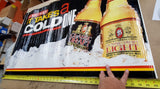 VTG Pitts Brewing Classic & Light Draft Advertising Bar Beer Sign Mancave Poster