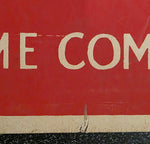 VTG 1936 WPA Pennsylvania Game Commission Cooperative Farm-Game Project Aux Sign