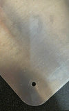 VTG Yellow Black Aluminum "Gate Ahead' Reflective Warning Sign Collectible Retro