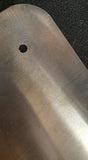 VTG Yellow Black Aluminum "Gate Ahead' Reflective Warning Sign Collectible Retro