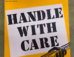 VTG 1961 Pennsylvania Game Commission "Handle With Care" Safety Campaign Poster