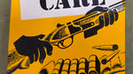 VTG 1961 Pennsylvania Game Commission "Handle With Care" Safety Campaign Poster
