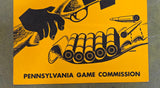 VTG 1961 Pennsylvania Game Commission "Handle With Care" Safety Campaign Poster