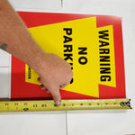 VTG Pennsylvania State Game Commission Warning No Parking Jan. 1988 Sign Mancave