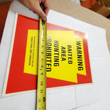 VTG Pennsylvania State Game Commission "Warning Baited Area Hunting Pro..." Sign