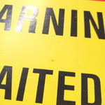 VTG Pennsylvania State Game Commission "Warning Baited Area Hunting Pro..." Sign
