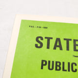 New VTG Pa State Game Commission Green "Game Lands Public" Hunting Aug 1982 Sign