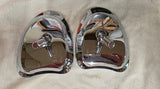 OEM Harley Davidson Chrome Tapered Fairing Mount Mirrors NOS Tri Glide 56000098