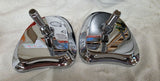 OEM Harley Davidson Chrome Tapered Fairing Mount Mirrors NOS Tri Glide 56000098